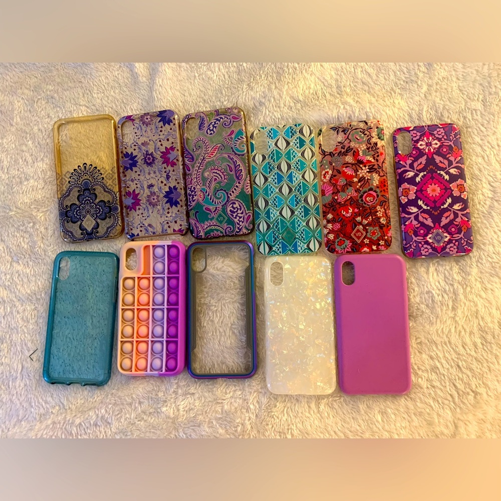 iPhone X/xs cases, Vera Bradley ones and random brands